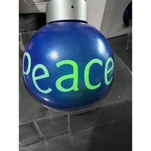 2009 Mr. Christmas Glowing Greeting Ornaments "Peace" NIB,‎ Opened Box To Test